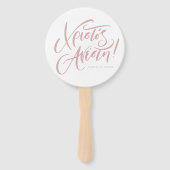 Christos Anesti Christ is Risen Grieks Paasroze Handwaaier (Voorkant)