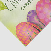 Christos Anesti! Christus is Risen! Pascha Eggs Su Tissuepapier (Detail)