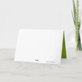 Christos Anesti! Christus is Risen! Paspoortkaart Bedankkaart (Achterkant)