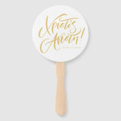 Christos Anesti Grieks-orthodox Paasgeel Handwaaier (Voorkant)