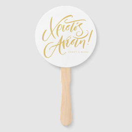 Christos Anesti Grieks-orthodox Paasgeel Handwaaier