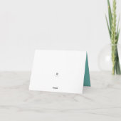 Christos Anesti Griekse Pasen turquoise kalligrafi Kaart (Achterkant)