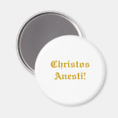 Christos Anesti. Magneet (Voorkant / Achterkant)