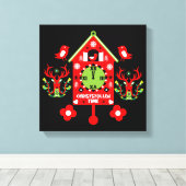 Christstollen Weihnachtsstollen Stollen Xmas Apron Canvas Afdruk (Insitu (Houten vloer))