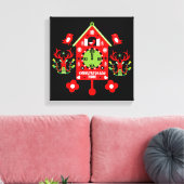 Christstollen Weihnachtsstollen Stollen Xmas Apron Canvas Afdruk (Insitu (Woonkamer))