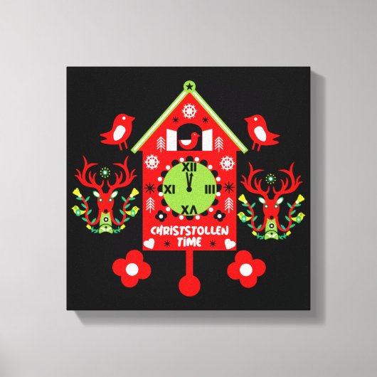 Christstollen Weihnachtsstollen Stollen Xmas Apron Canvas Afdruk (Voorkant)