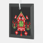 Christstollen Weihnachtsstollen Stollen Xmas Apron Glas Ornament (Voorkant links)