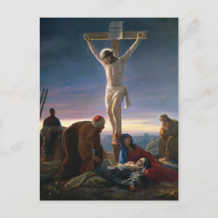 Christus aan het kruis door Carl Bloch briefkaart
