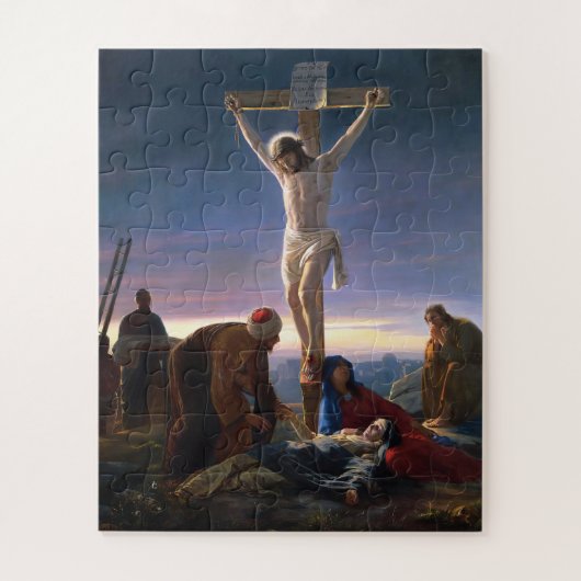 Christus aan het Kruis door Carl Bloch, Religieus Legpuzzel (Verticaal)