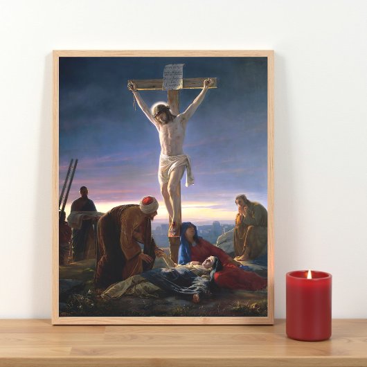 Christus aan het Kruis door Carl Bloch, Religieus Poster