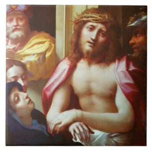 Christus aangeboden aan het volk (Ecce Homo) Tegeltje