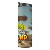 Christus: Alleen, hoop, woestijnlicht Thermosbeker (Geroteerd rechts)