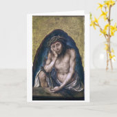 Christus als het Man van Verdriet | Albrecht Düre Kaart (Gele Bloem)