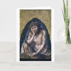 Christus als het Man van Verdriet   Albrecht Düre Kaart