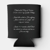 Christus als Man van Sorrows Blikjeskoeler (Achterkant)