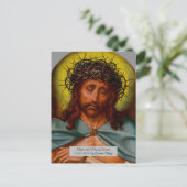 Christus als Man van Sorrows Briefkaart (Staand voorkant)