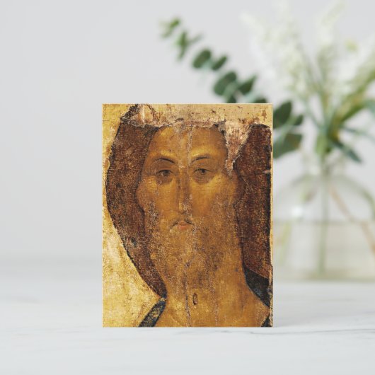 Christus als Redder - Andrei Rublev Briefkaart (Staand voorkant)