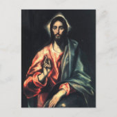 Christus als redder van het Briefkaart El Greco (Voorkant)