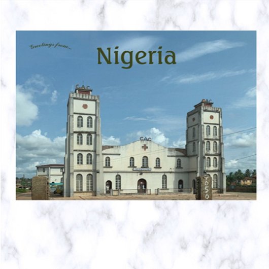 Christus Apostolische Kerk Osun State Nigeria Briefkaart