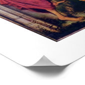 Christus-aptisme van Rogier Van Der Weyden Poster (Hoek)