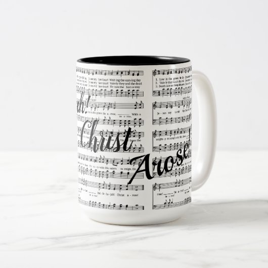 Christus Arose Coffee Mok (Voorkant rechts)