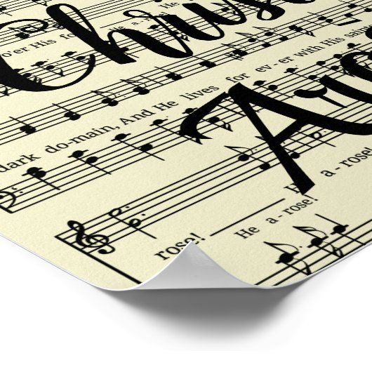 Christus Arose Poster (Hoek)