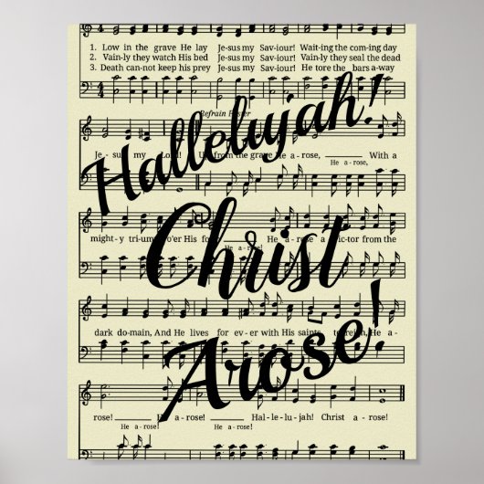 Christus Arose Poster (Voorkant)