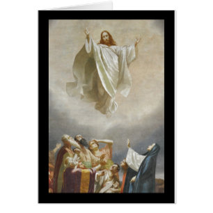 Christus Ascension to Heaven Observed by Apostles