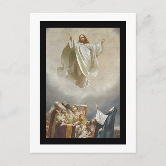 Christus Ascension to Heaven Observed by Apostles Briefkaart (Voorkant)