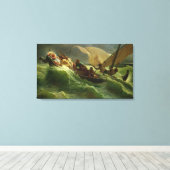 Christus Aslapen in zijn Boat Canvas Afdruk (Insitu (Houten vloer))