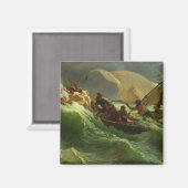 Christus Aslapen in zijn Boat Magneet (Voorkant / Achterkant)