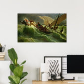 Christus Aslapen in zijn Boat Poster (Thuiskantoor)
