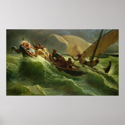 Christus Aslapen in zijn Boat Poster (Voorkant)