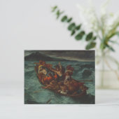 Christus Aslapen tijdens de Tempest Briefkaart (Staand voorkant)