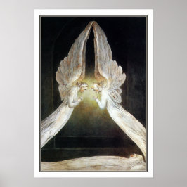 Christus Beheerd door Angels door William Blake Poster