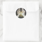 Christus Beheerd door Angels door William Blake Ronde Sticker (Tas)