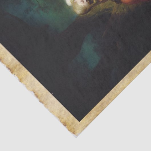 Christus bij Gethsemane, ontkoppeling Tissuepapier (Detail)