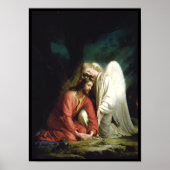 Christus bij Gethsemane, Religieus Poster (Voorkant)