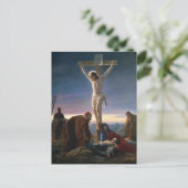 Christus bij het kruis door het Briefkaart Carl Bl (Staand voorkant)