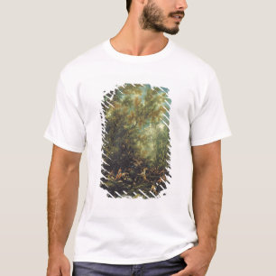 Christus, bijgewoond door de Angels, c.1725-30 (ol T-shirt