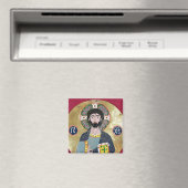 Christus Blessing, 10e-11e eeuw Magneet (Insitu (Vaatwasser))