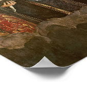 Christus Blessing, centraal paneel van een driehoe Poster (Hoek)