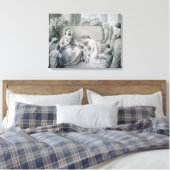 Christus Blessing Little Children Canvas Afdruk (Insitu (Slaapkamer))