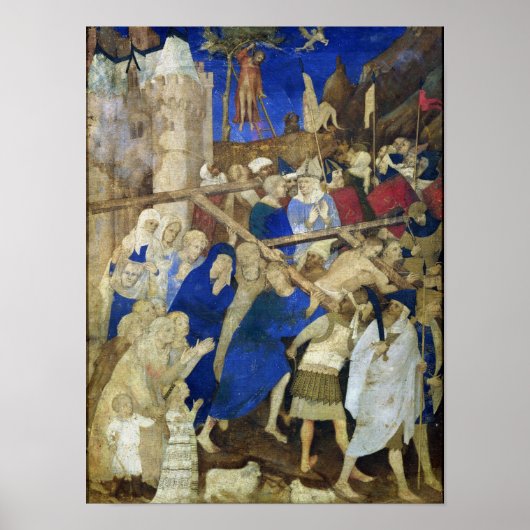 Christus Carrying Cross, Grandes Heures Poster (Voorkant)