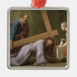 Christus Carrying the Cross, c.1651 Metalen Ornament