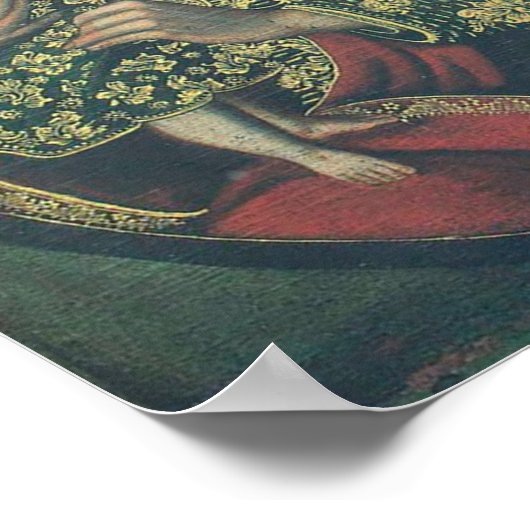 Christus Child Crowing St Joseph Poster (Hoek)