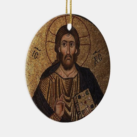 Christus Christelijk orthodoxe pantocrator Keramisch Ornament (Rechts)