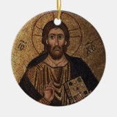 Christus Christelijk orthodoxe pantocrator Keramisch Ornament (Voorkant)