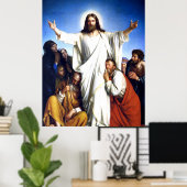 Christus Consolator door Carl Bloch Poster (Thuiskantoor)