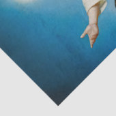 Christus Consolator door Carl Bloch Tissuepapier (Detail)